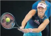  ?? REUTERS ?? Kerber in action against Haddad Maia on Wednesday.