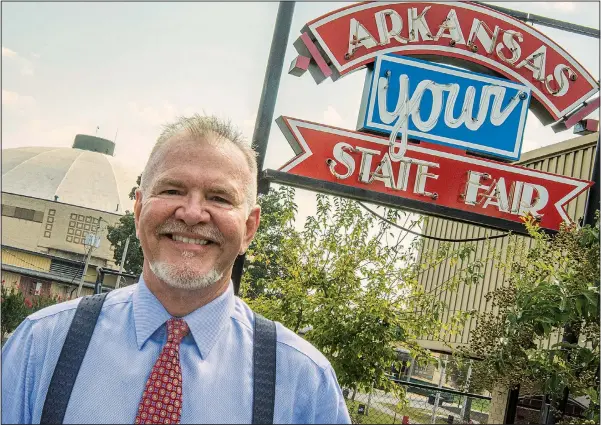  ?? Arkansas Democrat-Gazette/CARY JENKINS ?? “Our cash flow situation is better than it’s been in 15 years. All of our creditors are paid, lines of credit have been restored and — knock on wood — this year’s fair looks to be bigger and better than it’s ever been.”