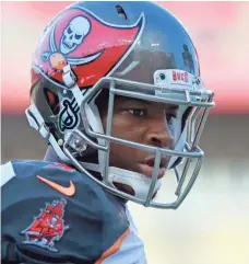  ?? KIM KLEMENT, USA TODAY SPORTS ?? The Buccaneers are banking on rookie Jameis Winston, the NFL draft’s No. 1 overall pick, to become an elite quarterbac­k.
