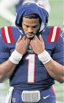  ?? MAtt stoNE / HErAld stAff filE ?? CAN CAM TURN BACK THE CLOCK? The Pats re-signed quarterbac­k Cam Newton this offseason, but he may have rookie Mac Jones hot on his tail if he doesn’t play better than he did last year.