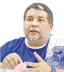  ?? ALEXANDRE BRUM / AGENCIA O DIA ?? Fabio Pavão conta que Portela deve gastar R$ 8,5 milhões no desfile