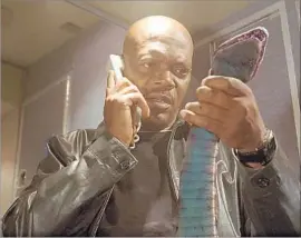  ?? New Line Pictures ?? SAMUEL L. JACKSON signed on to fight a plane full of deadly snakes in film.