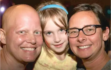  ?? | SUPPLIED PHOTO ?? Judy Fabjance ( from left) with daughter Daphne and wife Kelly Beeman.