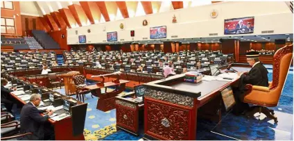  ??  ?? Pakatan also did some spring-cleaning for the house, including the setting up of select committees in line with its manifesto to implement parliament­ary reforms.