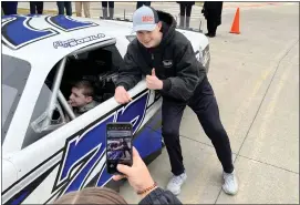  ?? PHOTO COURTESY OF KEEGAN SOBILO RACING ?? Keegan Sobilo, 16, of New Baltimore and a local race car driver will be among the celebrity drivers featured at the 71st Annual Meguiar’s Detroit Autorama presented by O’Reilly Auto Parts March 1-3at Huntington Place in downtown Detroit. Sobilo will have his car and a race car simulator on display at the show.