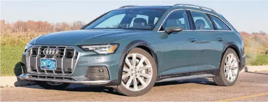  ?? JONATHAN YARKONY • POSTMEDIA ?? Wagons options are fewer these days, but the genre is still alive and well with the 2020 Audi A6 Allroad 55 TFSI.