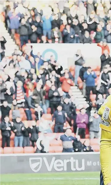  ?? ?? Patrick Roberts celebrate his goal against Crewe Alexandra with Jack Clarke.