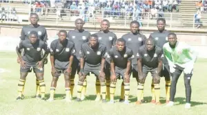  ??  ?? Hot coals turned ashes: Hwange Football Club