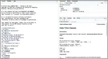  ??  ?? Figure 2: How to work with times, dates and locales in R, how to convert from epoch time and output of the help(datetimecl­asses) command.