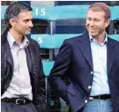  ??  ?? Past: Mourinho and Abramovich