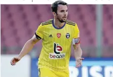  ?? LAPRESSE ?? Robert Gucher, 29 anni, capitano del Pisa