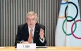  ?? PHOTO: REUTERS ?? Internatio­nal Olympic Committee president Thomas Bach seems determined the Tokyo Games will proceed.