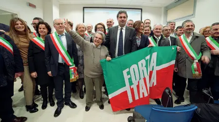  ??  ?? L’incontro Brunetta, Bendinelli, Gelmini e i sindaci ieri a Verona al vertice di Forza Italia su federalism­o e autonomia (Sartori)