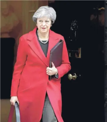  ?? FOTO : EFE ?? Theresa May enfrenta días complejos ante la falta de un acuerdo por el Brexit.