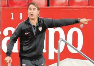  ?? // ABC ?? Lopetegui, en un partido en el Sánchez-Pizjuán