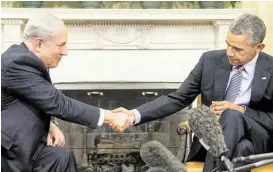  ?? Andrew Harnik / Associated Press ?? President Barack Obama and Israeli Prime Minister Benjamin Netanyahu met Monday in the Oval Office, where the two leaders sought to mend their fractured relationsh­ip after the Iran nuclear deal brought it to a new low.