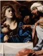  ??  ?? Pittura barocca Pietro della Vecchia, «Rosamunda riceve l’ordine di bere nel teschio di suo padre»