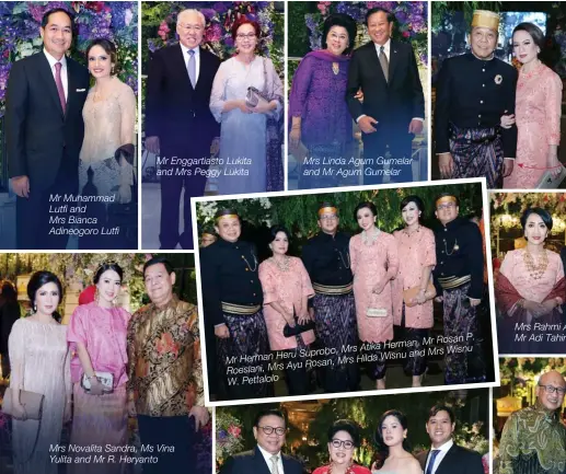  ??  ?? The insider Mrs Nirwan Bakrie and Mrs Ike Bakrie