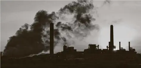  ?? J. David Ake / Associated Press ?? From 2011 to 2019, 121 coal-fired power plants were re-purposed to burn other types of fuel, mostly natural gas, to reduce emissions and take advantage of low natural gas prices.