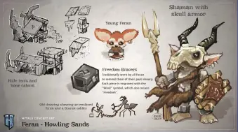  ??  ?? ABOVE You can spawn in Zone 1, 2 or 3 at the beginning of your game. We’re initially hesistant to spoil the surprise under Zone 4, but we’re assured there’ll be plenty more surprises and zones. RIGHT The Feran were once enslaved by the insectoid Scarak