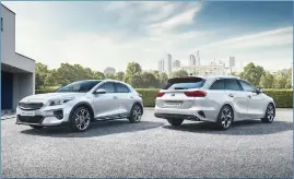  ??  ?? The new plug-in hybrid XCeed PHEV boosts the Kia line-up