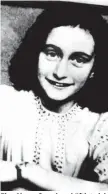  ??  ?? Eine Mono-Oper beschäftig­t sich mit Anne Frank (1929–1945)