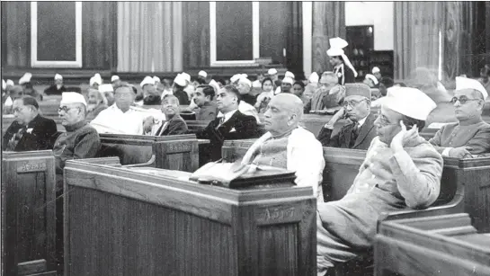  ?? HT ARCHIVE ?? A view of the Constituen­t Assembly on December 10, 1946.