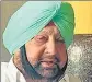  ??  ?? Capt Amarinder Singh