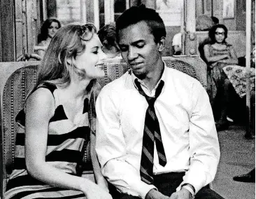  ?? [DUTCHMAN FILM CO] ?? Shirley Knight and Al Freeman Jr., in a scene from “Dutchman”