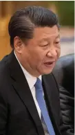  ??  ?? China’s president Xi Jinping