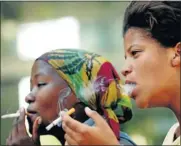  ?? Picture: SUNDAY TIMES ?? CANCER STICK: New research has found that coloured people are struggling to kick the habit.