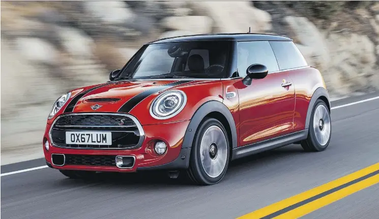  ?? MINI ?? The Mini Cooper S is set to get a redesign.