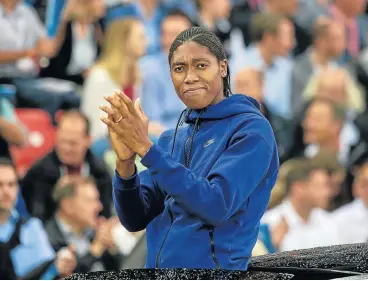  ?? /Getty Images ?? Dream come true: Caster Semenya is in line for the Laureus sportswoma­n of the year award later in February. ‘This is one of the dreams I dreamed from when I was young, watching the world’s top sportsmen and sportswome­n being nominated,’ she says.