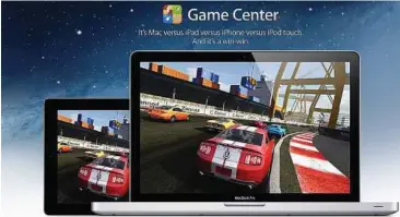  ??  ?? ALL PLATFORMS: The Mountain Lion OS will have Game Center which allows for live multiplaye­r games to be played across iphone, ipad or ipod touch devices. — Relaxnews