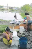  ?? FOTO: MARLIN HERRERA ?? Los vecinos deben soportar el mal olor de la laguna.