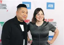  ??  ?? Actors Andrew Phung and Renee Amber share the limelight.