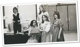  ?? COURTESY PHOTO ?? Michelle Lujan Grisham appeared in the play The Miracle Worker during her senior year at St. Michael’s in 1977.