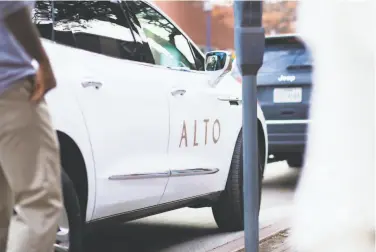  ?? Alto ?? Texas startup Alto provides rides from drivers who are employees. It plans to head to California this year.