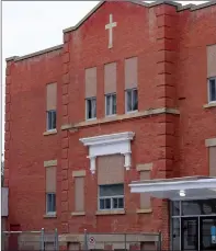  ?? NEWS PHOTO EMMA BENNETT ?? CAPE School will be moving into the old north wing of Medicine Hat High School after renovation­s are complete later this year. The current location in the River Flats is owned by the Medicine Hat Catholic Board of Education.