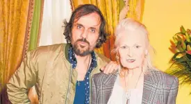  ?? Photo / Getty Images ?? Andreas Kronthaler and Vivienne Westwood star in documentar­y Westwood:Punk,Icon,Activist.