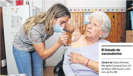  ?? PABLO PRESTI - LA NUEVA. ?? se vacuna, pero no con el ritmo que a nosotros nos gustaría", dijo Acrogliano.