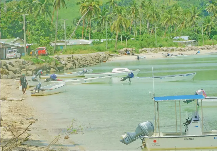  ??  ?? Open fibre-built boat operations are an essential and lucrative business in Kadavu.