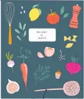  ??  ?? POUR LA CUISINIÈRE EN CHEF :
Carnet de recettes incluant 50 fiches recettes et une planche d’autocollan­ts gourmands,
Lili Graffiti, 24 $