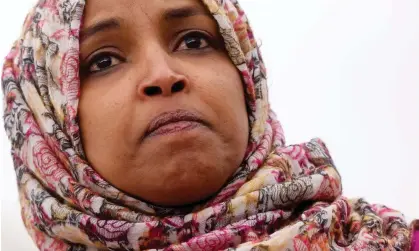  ?? Photograph: Jonathan Ernst/Reuters ?? Ilhan Omar said far-right Republican attacks ‘directly endangered my life and that of my family, as well as subjected my staff to traumatic verbal abuse’.