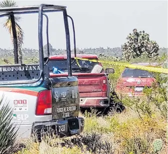  ?? FISCALÍA GENERAL CORTESÍA ?? En dos unidades fueron encontrado­s los cadáveres de 12 personas. /