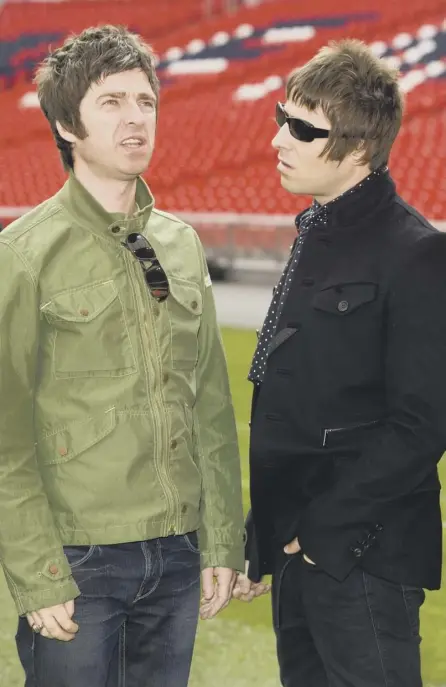  ??  ?? 2 Gallagher and bile: The vicious – and at times undoubtedl­y witty – rivalry between the Mancunian siblings offers better entertainm­ent than any potential reunion gigs for Oasis