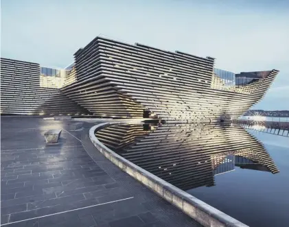  ??  ?? 0 Dundee holds high hopes of a surge in visitor numbers following the opening of the V&A museum later this year