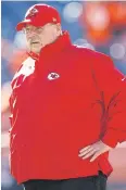  ?? AFP ?? Chiefs head coach Andy Reid.