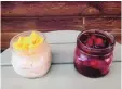  ?? MOLLY BOYLE/FOR JOURNAL NORTH ?? Coquette uses locally sourced ingredient­s in its cake in a Mason jar.