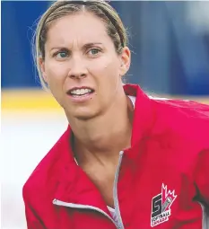  ?? NICK PROCAYLO FILES ?? Trail's Lauren Bay Regula is one of four softball players named to Team Canada who also took part in the 2008 Beijing Games.